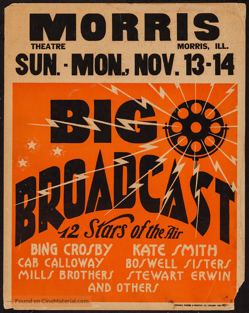 The Big Broadcast - Movie Poster