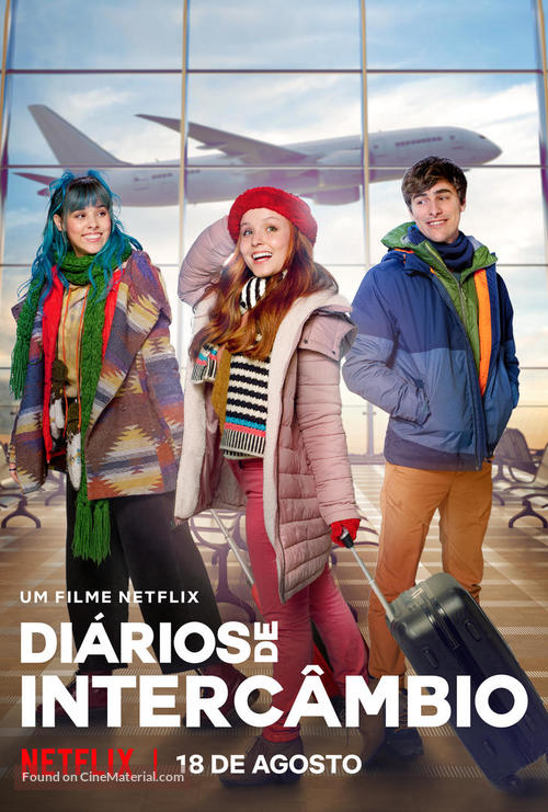 The Secret Diary of an Exchange Student - Brazilian Movie Poster