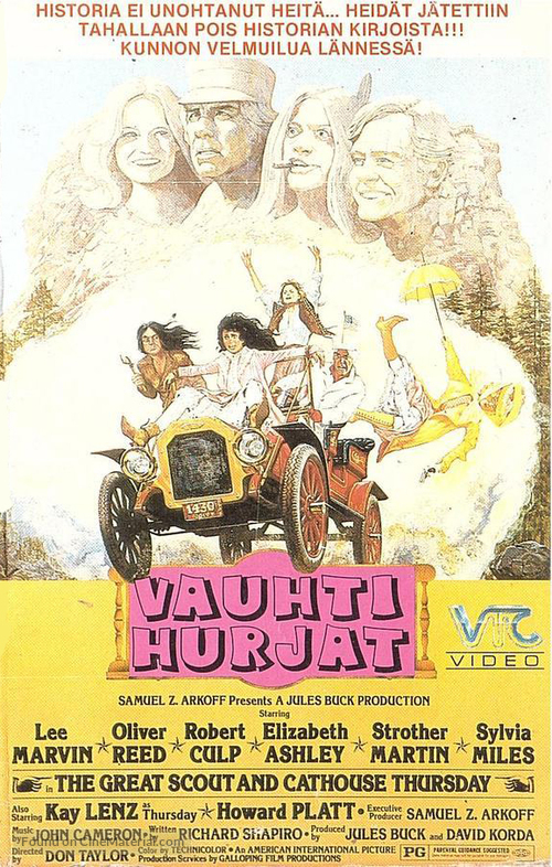 The Great Scout &amp; Cathouse Thursday - Finnish VHS movie cover