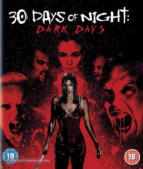 30 Days of Night: Dark Days - British Blu-Ray movie cover