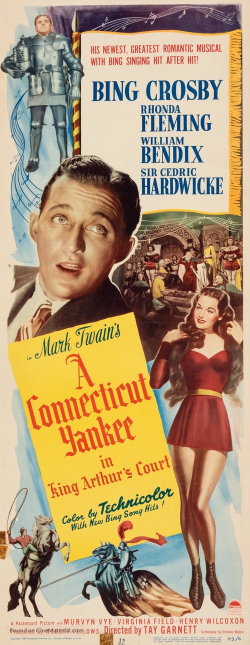 A Connecticut Yankee in King Arthur&#039;s Court - Movie Poster