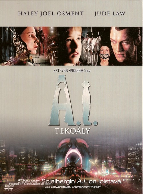 Artificial Intelligence: AI - Finnish DVD movie cover