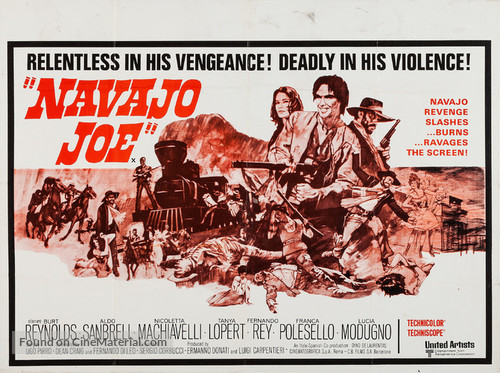 Navajo Joe - British Movie Poster