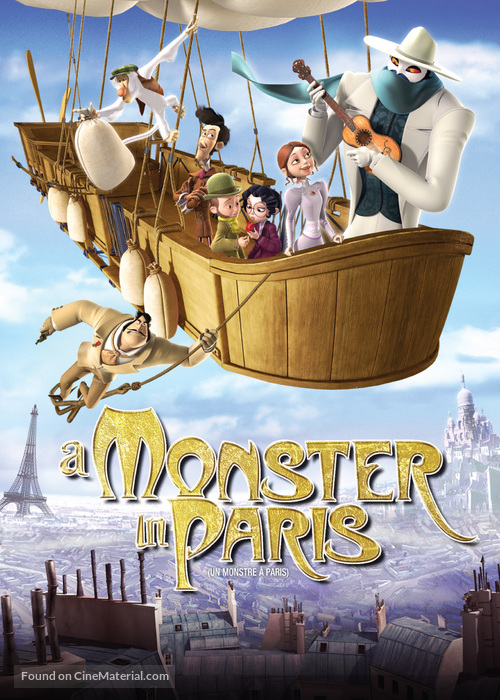 Un monstre &agrave; Paris - Canadian DVD movie cover