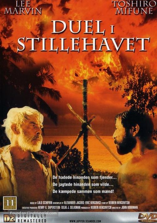 Hell in the Pacific - Danish DVD movie cover