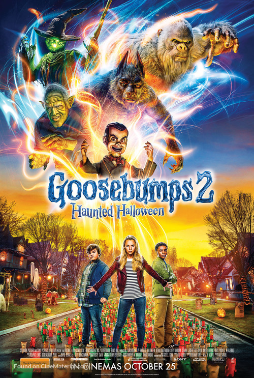 Goosebumps 2: Haunted Halloween - Australian Movie Poster