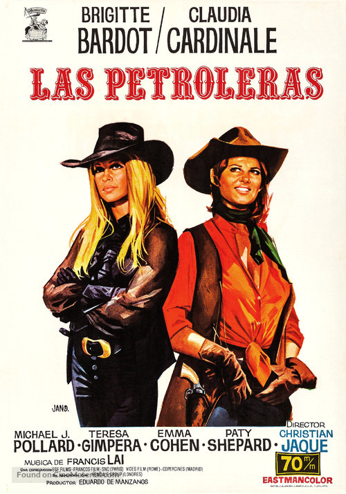 Les p&eacute;troleuses - Spanish Movie Poster