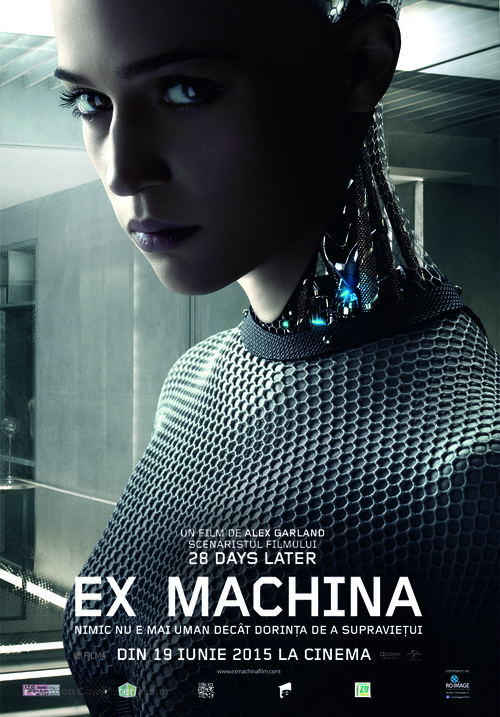 Ex Machina - Romanian Movie Poster