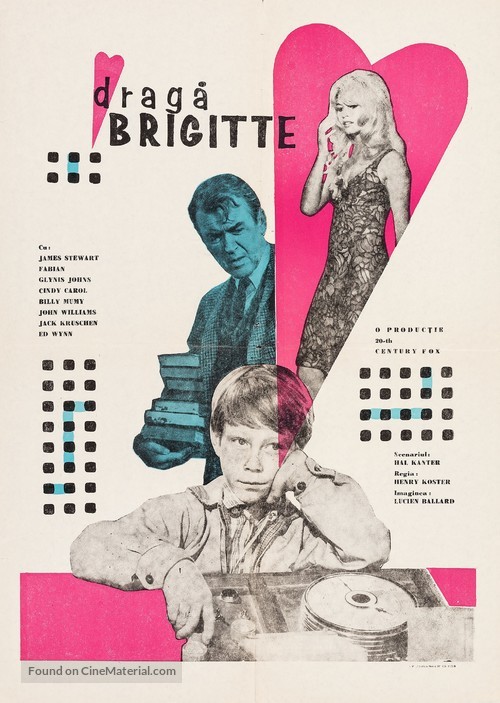 Dear Brigitte - Romanian Movie Poster