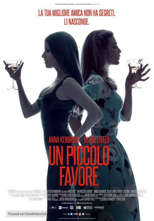 A Simple Favor - Italian Movie Poster