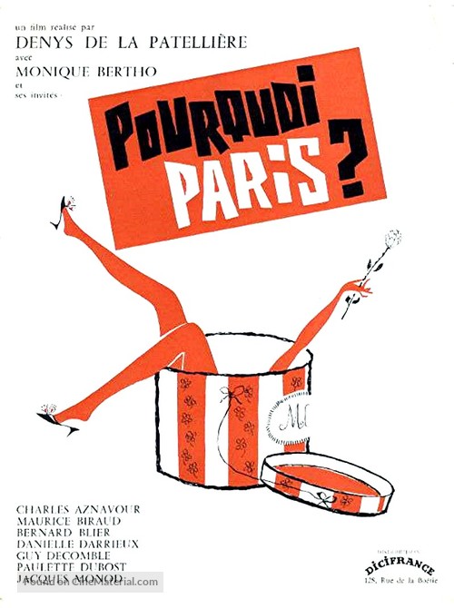 Pourquoi Paris? - French Movie Poster