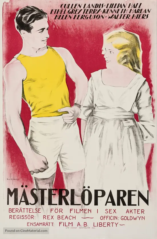 Going Some - Swedish Movie Poster