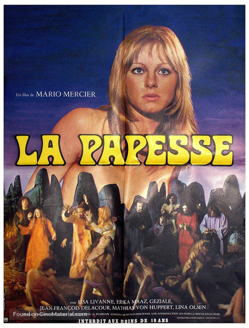La papesse - French Movie Poster