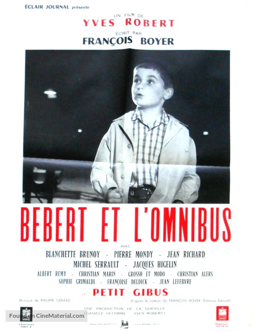 B&eacute;bert et l&#039;omnibus - French Movie Poster