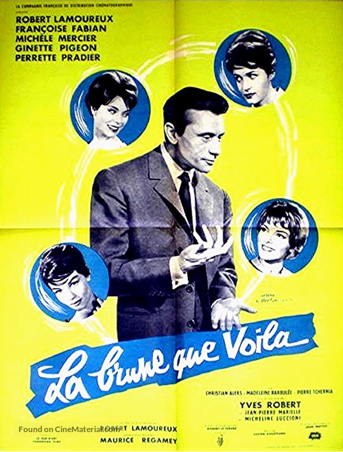 La brune que voil&agrave; - French Movie Poster