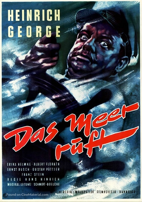 Das Meer ruft - German Movie Poster