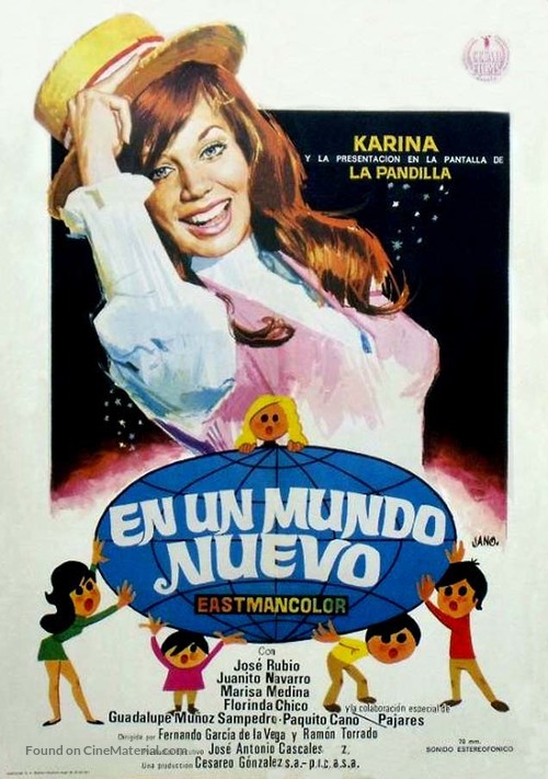 En un mundo nuevo - Spanish Movie Poster