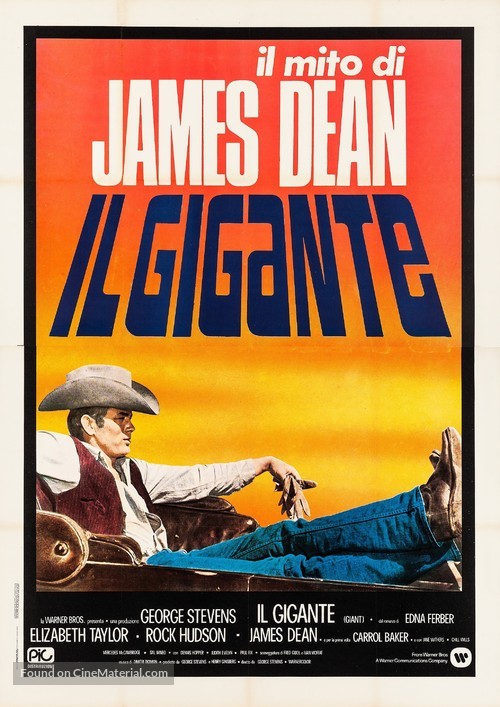 Giant - Italian Re-release movie poster