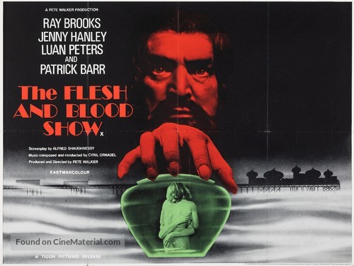 The Flesh and Blood Show - British Movie Poster