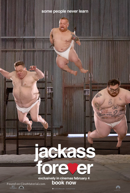 Jackass Forever - British Movie Poster