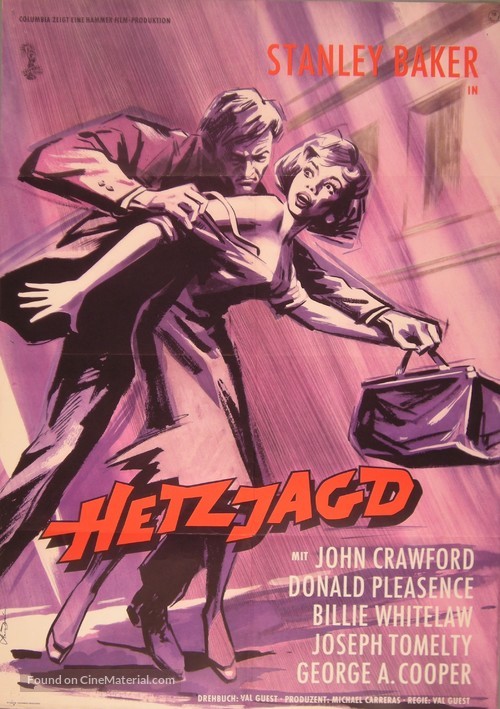 Hell Is a City - German Movie Poster