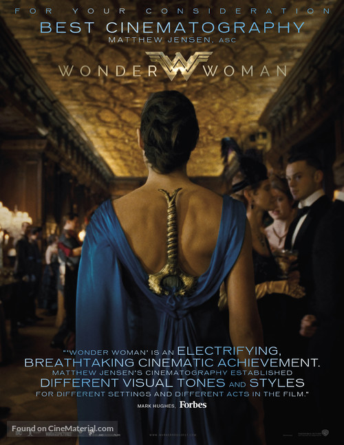 Wonder Woman - For your consideration movie poster
