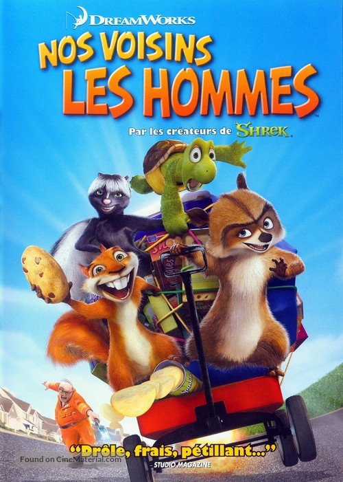 Over the Hedge - French Movie Cover