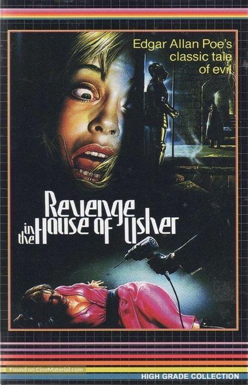 Revenge in the House of Usher - German DVD movie cover