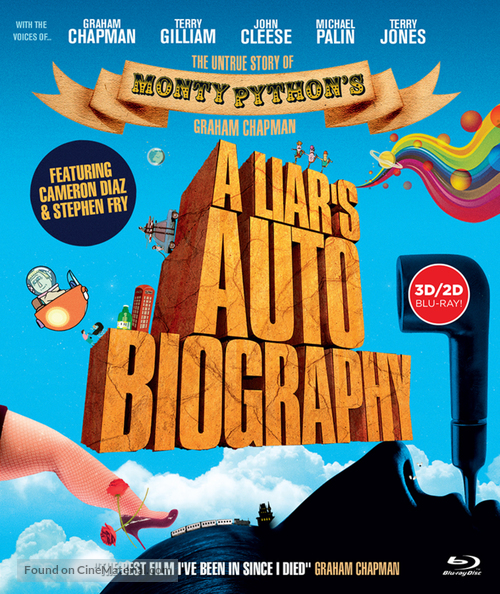 A Liar&#039;s Autobiography - The Untrue Story of Monty Python&#039;s Graham Chapman - Finnish Blu-Ray movie cover