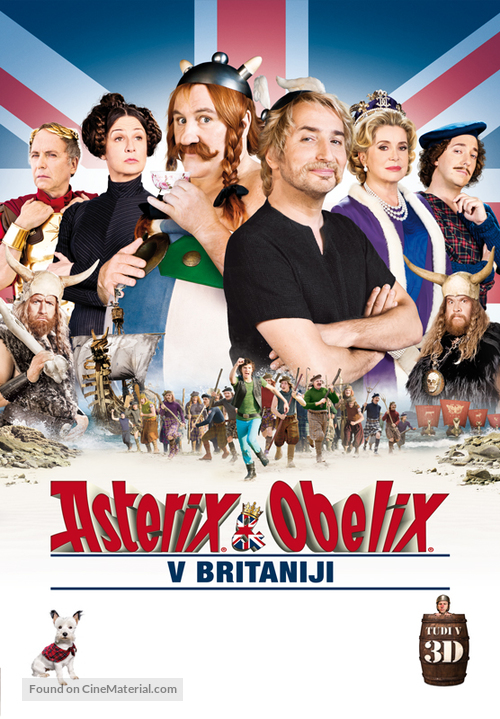 Ast&eacute;rix et Ob&eacute;lix: Au Service de Sa Majest&eacute; - Slovenian Movie Poster