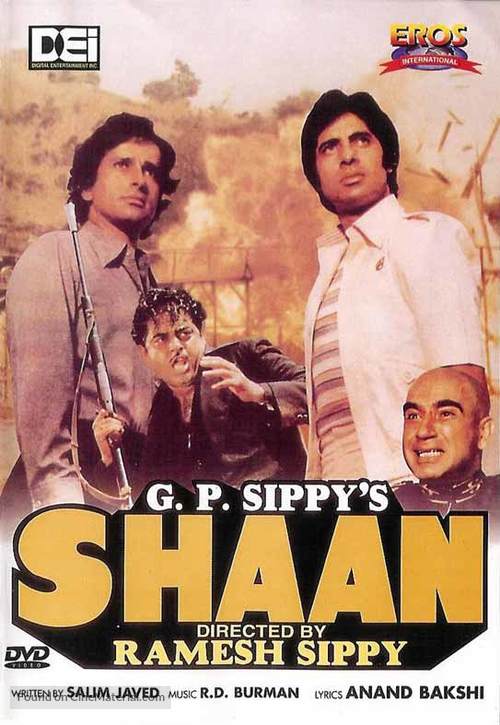 Shaan - Indian DVD movie cover