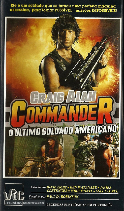 Commander - Brazilian VHS movie cover