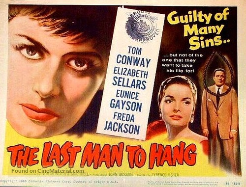 The Last Man to Hang? - British Movie Poster