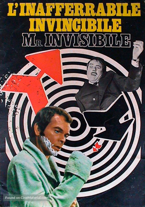 L&#039;inafferrabile invincibile Mr. Invisibile - Italian Movie Poster