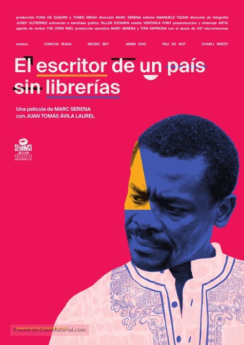 The Writer from a Country Without Bookstores - Spanish Movie Poster