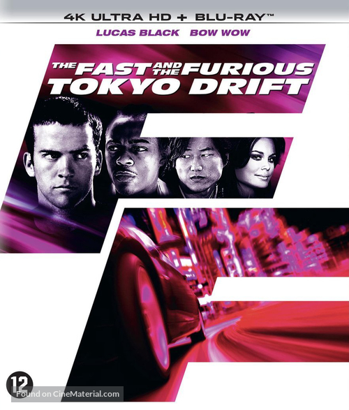 The Fast and the Furious: Tokyo Drift - Dutch Blu-Ray movie cover