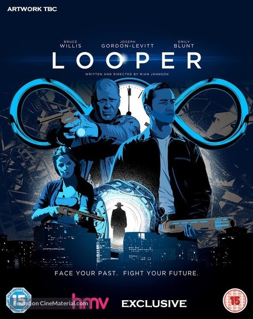 Looper - British Blu-Ray movie cover