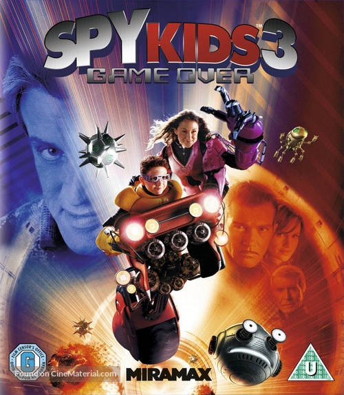 SPY KIDS 3-D : GAME OVER - British Blu-Ray movie cover