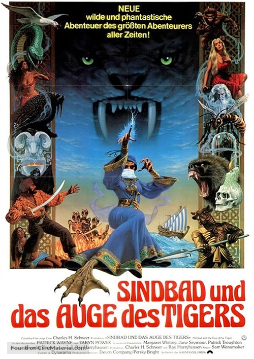 Sinbad and the Eye of the Tiger - German Movie Poster