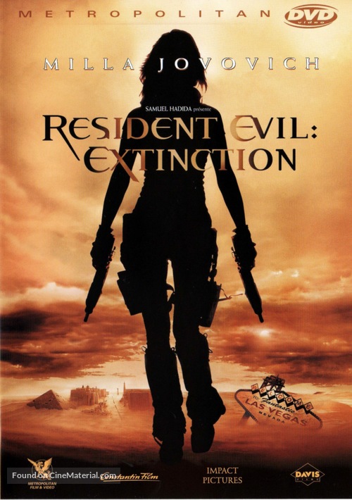 Resident Evil: Extinction - French Movie Cover