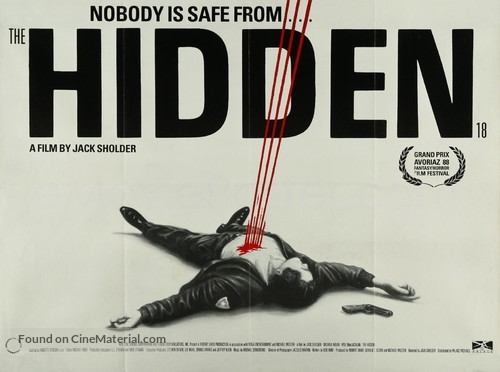 The Hidden - British Movie Poster