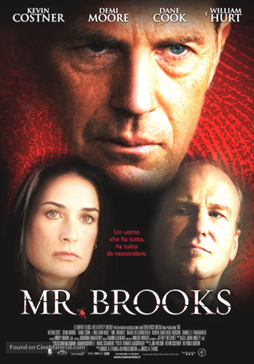 Mr. Brooks - Italian Movie Poster