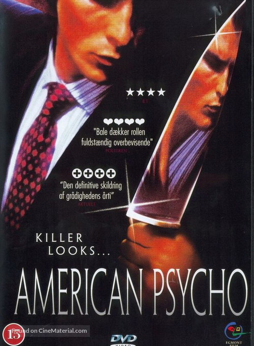 American Psycho - Danish DVD movie cover