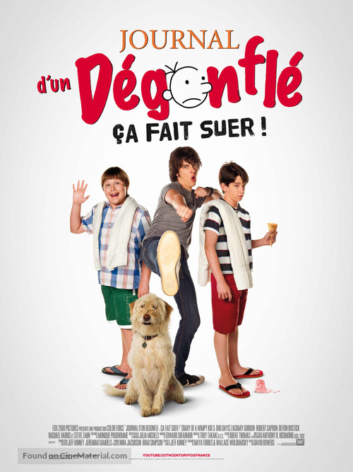 Diary of a Wimpy Kid: Dog Days - French Movie Poster