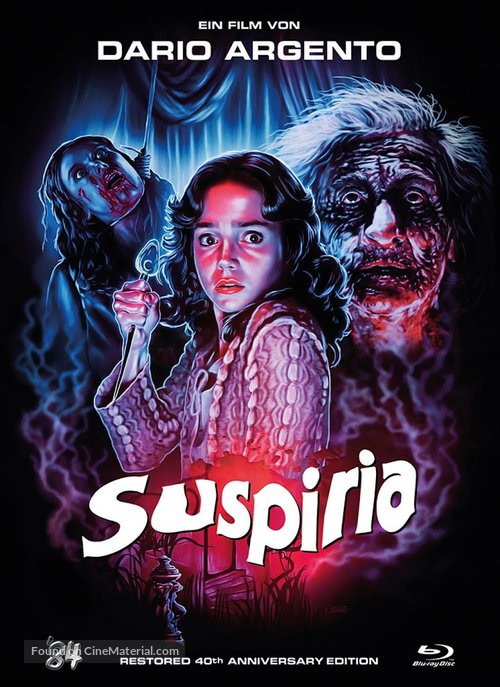 Suspiria - German Blu-Ray movie cover