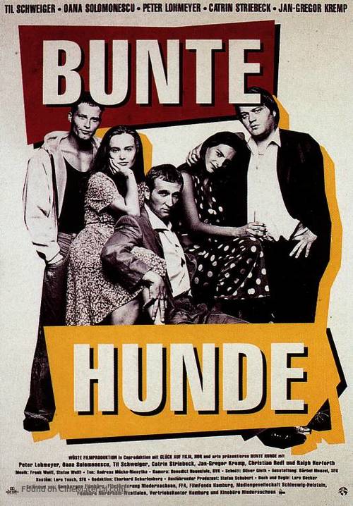 Bunte Hunde - German poster