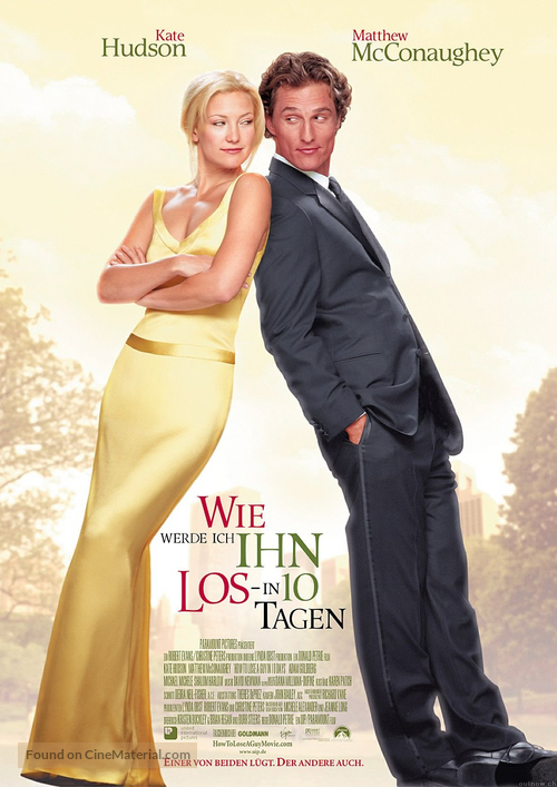 How to Lose a Guy in 10 Days - German Movie Poster