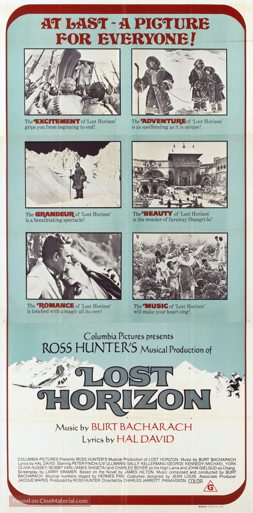 Lost Horizon - Australian Movie Poster