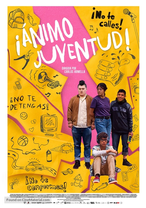 &iexcl;&Aacute;nimo Juventud! - Mexican Movie Poster