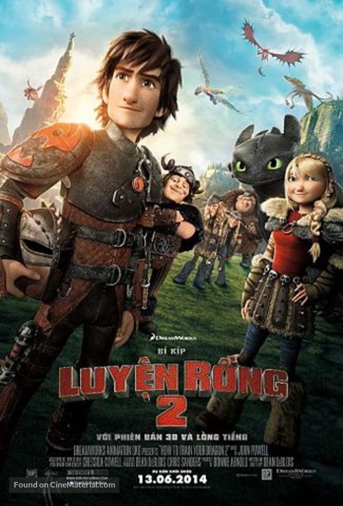 How to Train Your Dragon 2 - Vietnamese Movie Poster